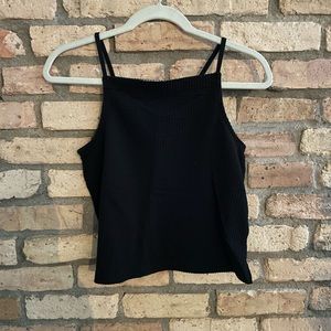 Madewell seersucker apron tank